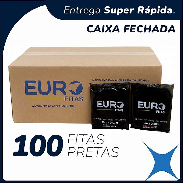 Kit 100 Unidades Fita de Pvc para Instalação de Ar Condicionado 10mx0,10m - Branca