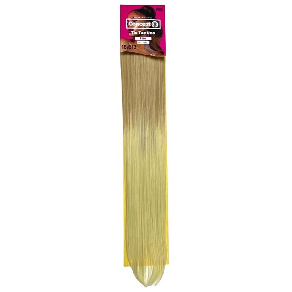 Aplique de Fibra Sintética Tic Tac Uno Liso 65cm - Cor 18/613