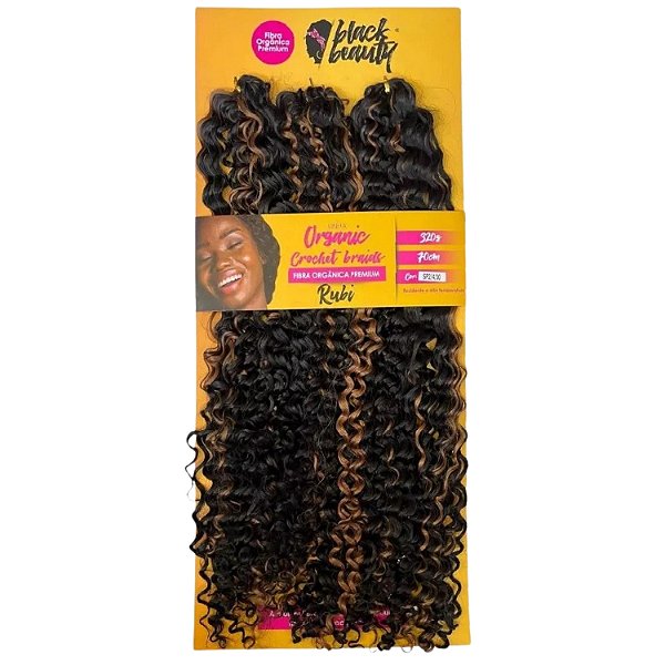 Cabelo de Fibra Sintética Crochet Rubi 70cm - Cor SP02/4/30