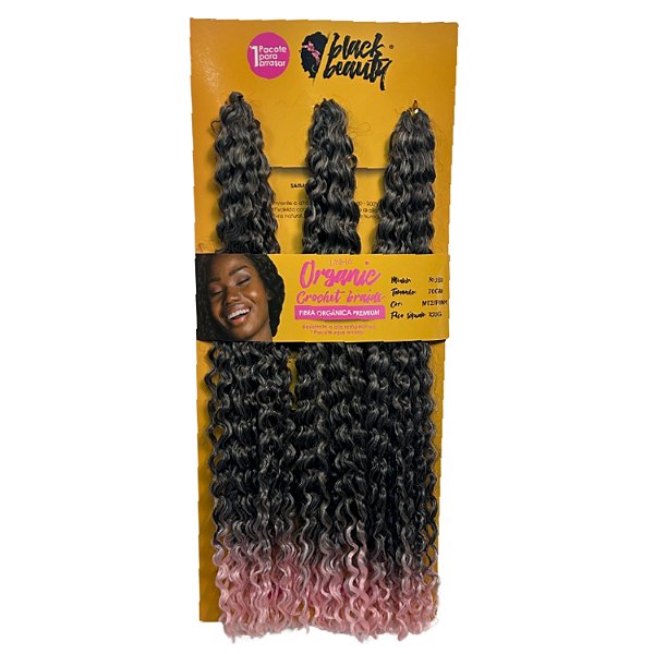 Cabelo de Fibra Sintética Crochet Rubi 70cm - Cor MT2/PINK