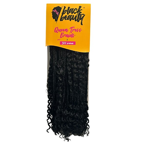 Cabelo de Fibra Sintética Queen Tress Braids - Cor 02