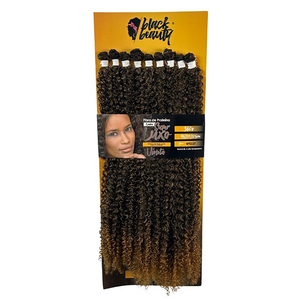 Cabelo Fibra de Proteína Super Luxo Violeta - Cor MT2/27