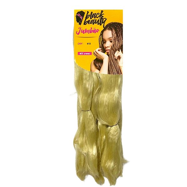 Cabelo Fibra Sintética Jumbão 51" 400g - Cor 613 #off