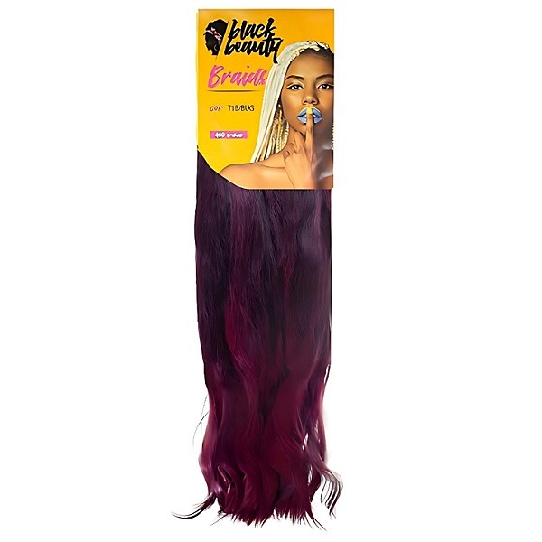Cabelo Fibra Sintética Jumbão 51" COLORS 400g - Cor T1B/BUG #off