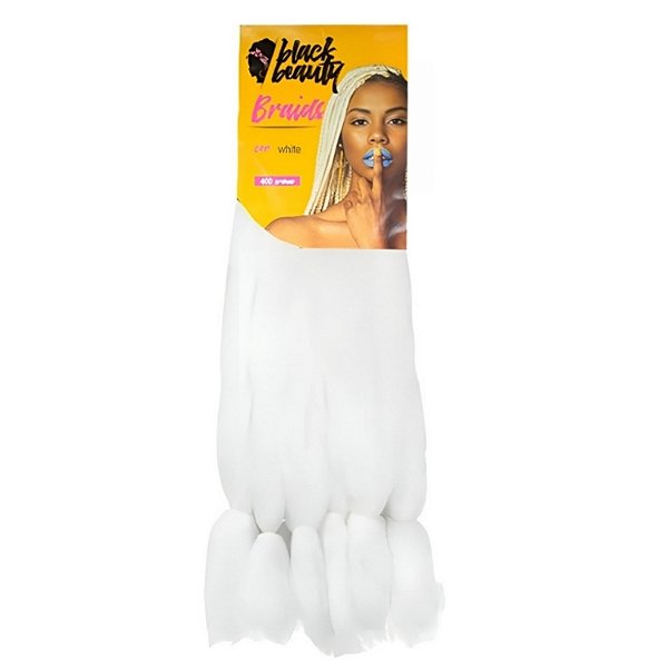 Cabelo Fibra Sintética Jumbão 51" COLORS 400g - Cor WHITE #off