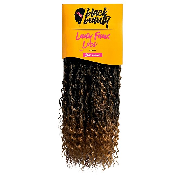 Cabelo Fibra Sintética Lady Faux Locs 60cm - Cor T1B/27