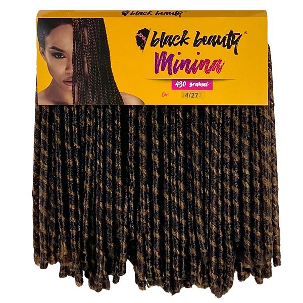 Cabelo Fibra Sintética Minina Nina 45cm - Cor 4/27