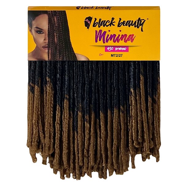 Cabelo Fibra Sintética Minina Nina 45cm - Cor MT2/27