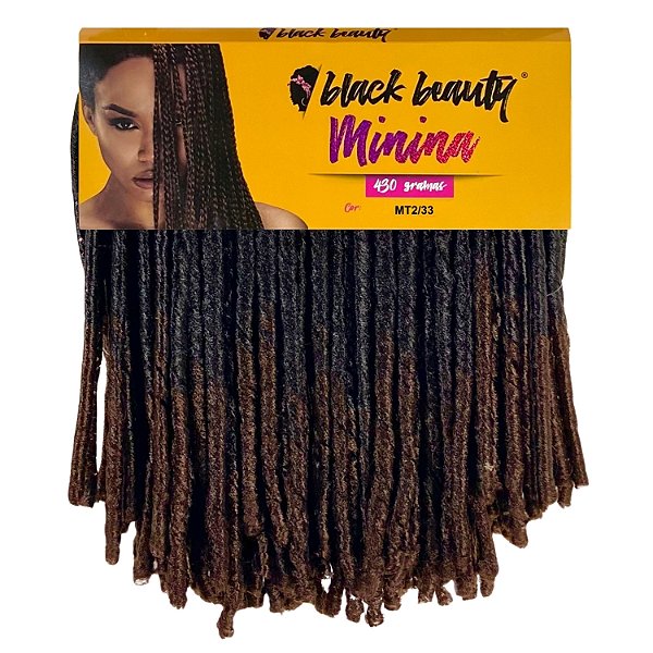 Cabelo Fibra Sintética Minina Nina 45cm - Cor MT2/33