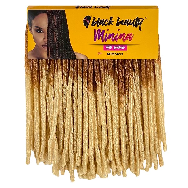 Cabelo Fibra Sintética Minina Nina 45cm - Cor MT27/613
