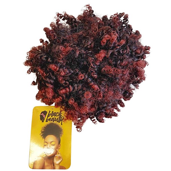 Coque Afro Puff Orgânica - Cor T1B/BUG