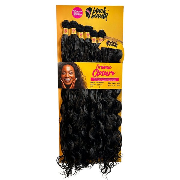 Cabelo de Fibra Orgânica Closure Ta Babado 65 75cm - Cor 2