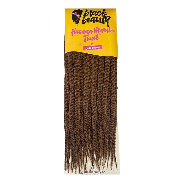 Cabelo de Fibra Sintética Black Beauty Havana Mambo Twist 60 cm - Cor 30