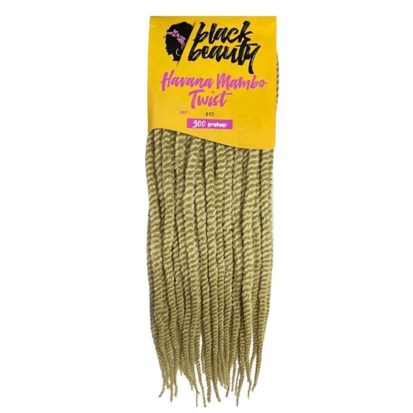 Cabelo de Fibra Sintética Black Beauty Havana Mambo Twist 60 cm - Cor 613
