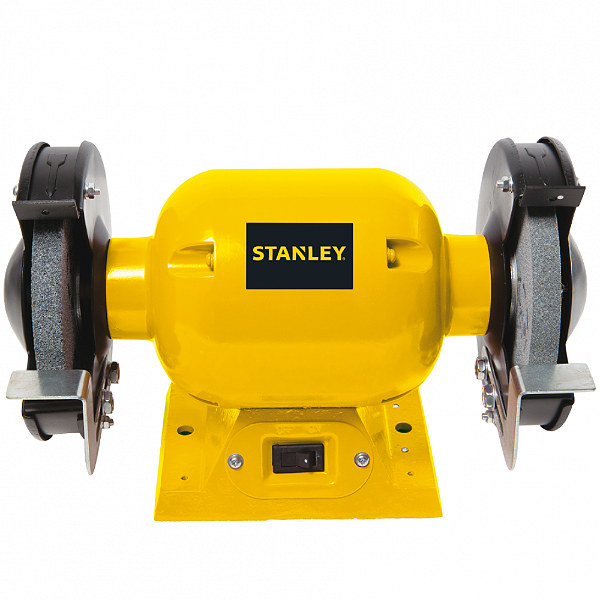 Esmerilhadeira de Bancada Amarelo 373 W 127 V/220 V + Acessório Stanley