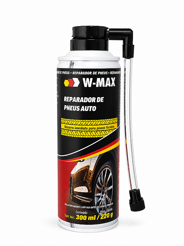 Reparador de Pneus Auto 300ML/220G W-MAX - Wurth
