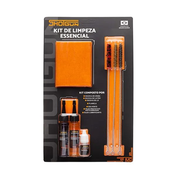 Kit de Limpeza Essencial 38/9mm - (Shotgun)
