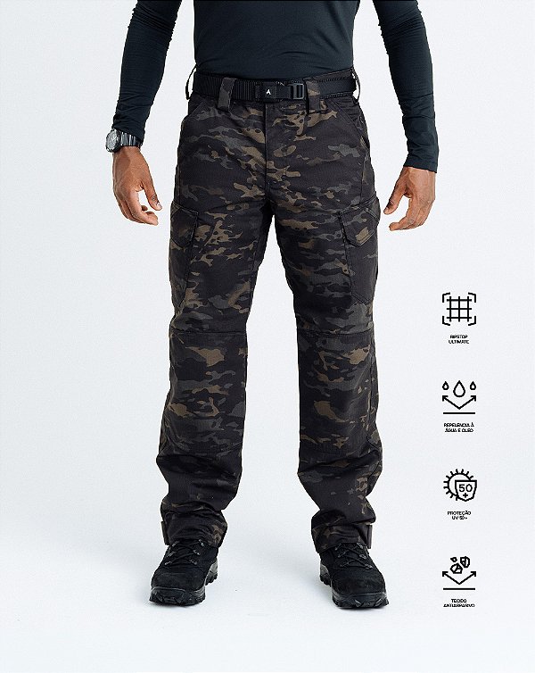 Calça Tática Platoon Warksin Black - (Invictus)