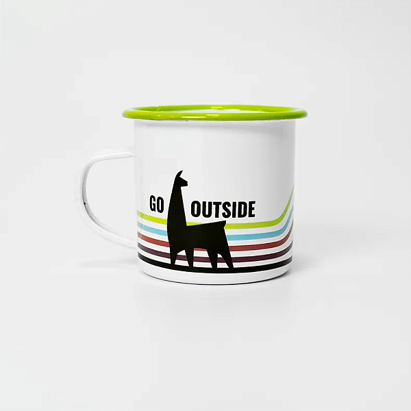 Caneca Aço Esmaltada 7 cores 300ml - Hawapi