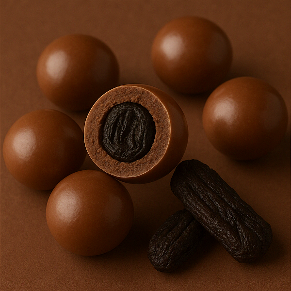 Drageado Banana Passa ao Leite