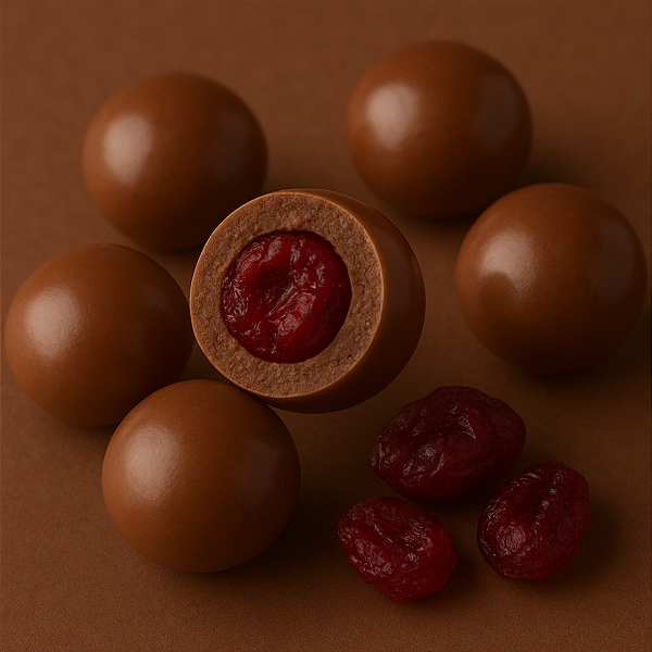 Drageado com Cranberry ao Leite