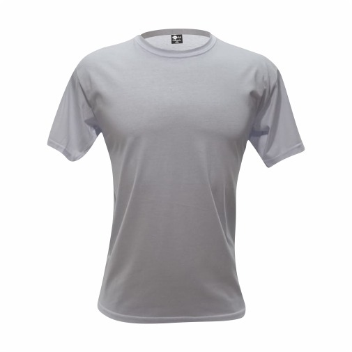 Camiseta Adulto Branca em Algodão Penteado Fio 30.1 – Premium