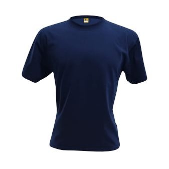 Camiseta  Adulto Azul Marinho em Algodão Penteado Fio 30.1 – Premium