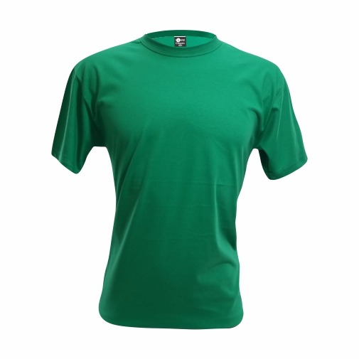 Camiseta Adulto Verde Bandeira em Algodão Penteado Fio 30.1 – Premium