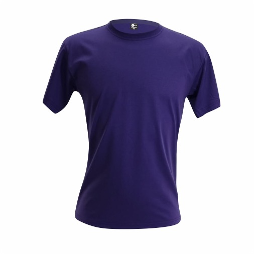 Camiseta Infantil Roxo Algodão Penteado Fio 30.1 – Premium