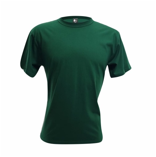 Camiseta Infantil  Verde  Folha Algodão Penteado Fio 30.1 – Premium