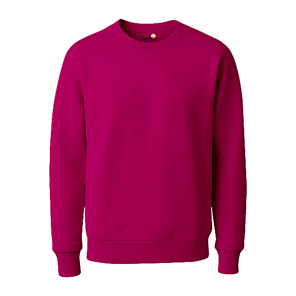 Moletom Blusão Rosa Pink em Moletom 3 Cabos Peluciado Adulto