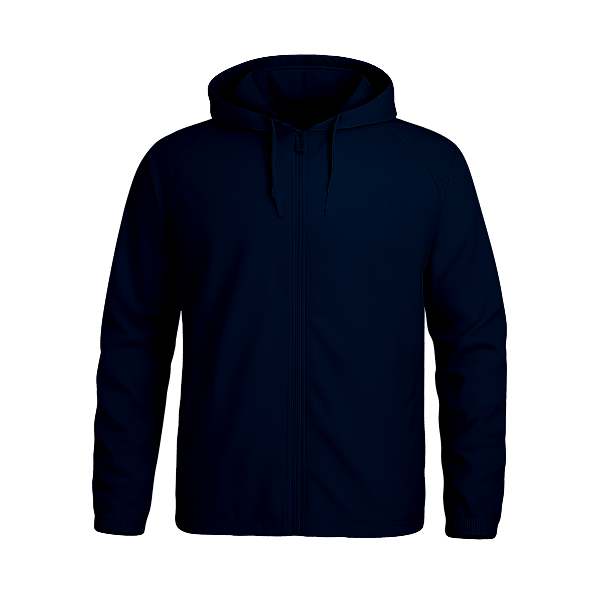KIt 10 peças Jaqueta Corta Vento Azul Marinho Masculina à Prova de Vento e Chuva