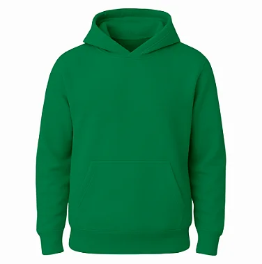 Moletom Canguru Verde Bandeira em Moletom 3 Cabos Peluciado Adulto