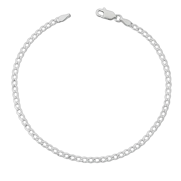 Pulseira Masculina de Prata 925 Grumet  – 3mm Estilo Discreto e Minimalista| Alianças Só Love
