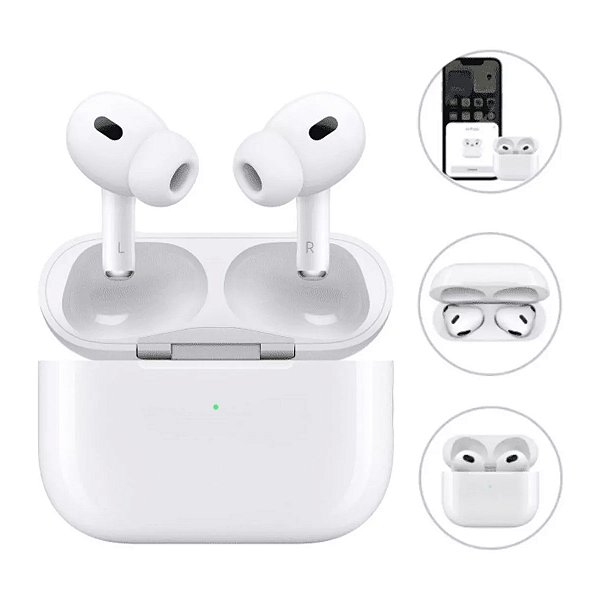 Fone Bluetooth Premium Compatível AirPods Pro 4 Geração Cor Branco
