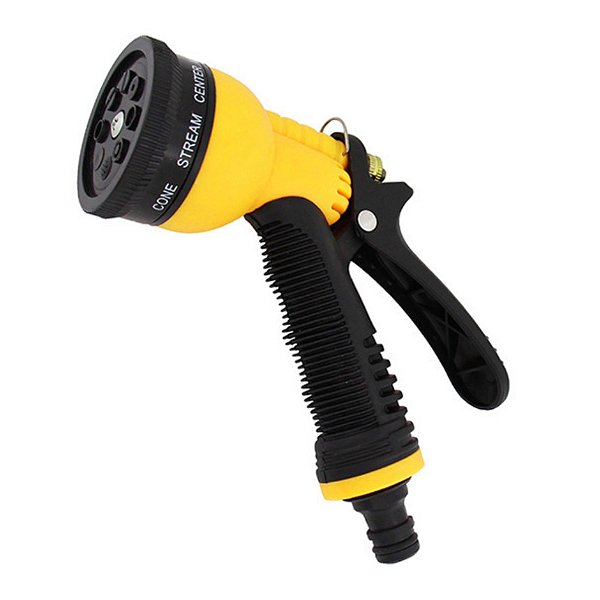 Esguicho Com Gatilho Palisad Com Jato Ajustável 7 Posições Para Jardim