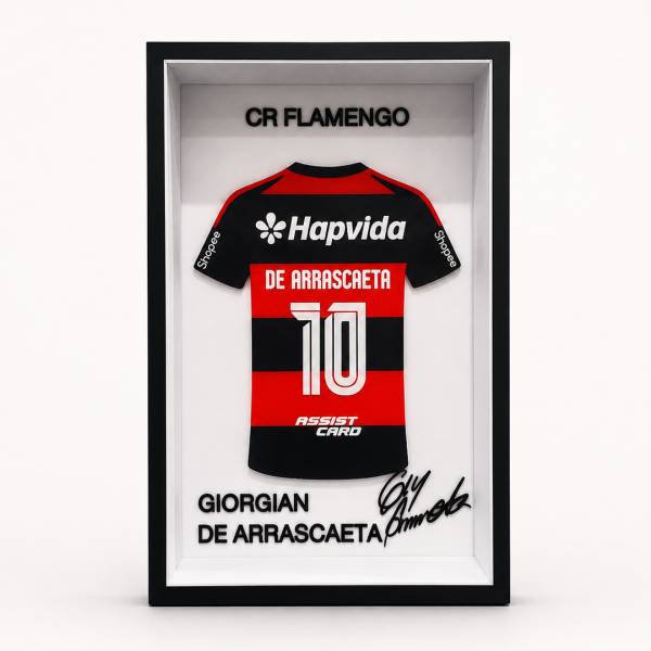 Arrascaeta 10 (Quadro Camisa 3D)