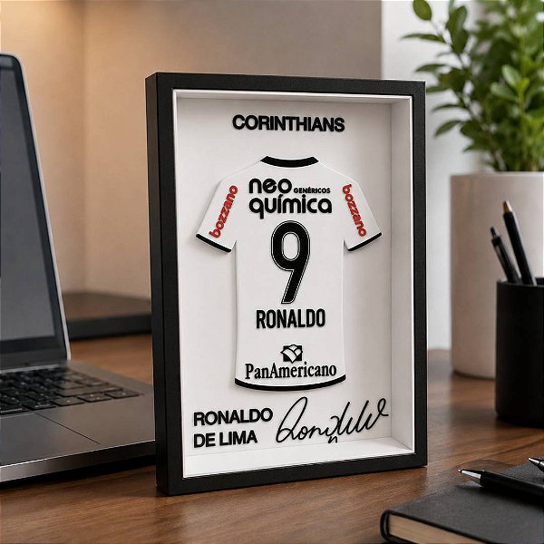 Ronaldo (Quadro Camisa 3D)