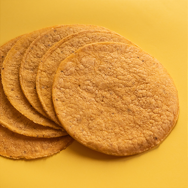 Tortilla Mexicana de Milho Amarelo 15 cm