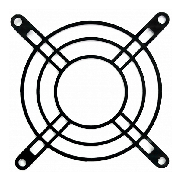 GRADE METÁLICA PRETA E7 VENTISILVA