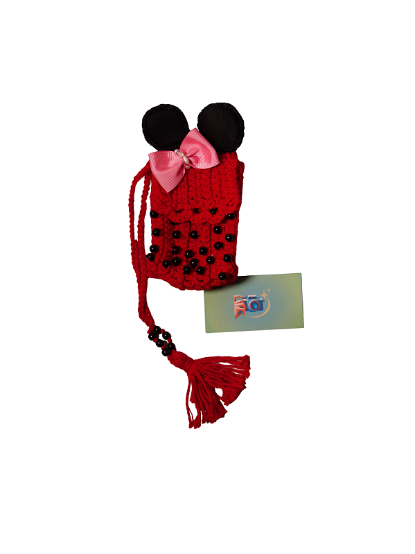 Bolsinha de Crochê Minnie