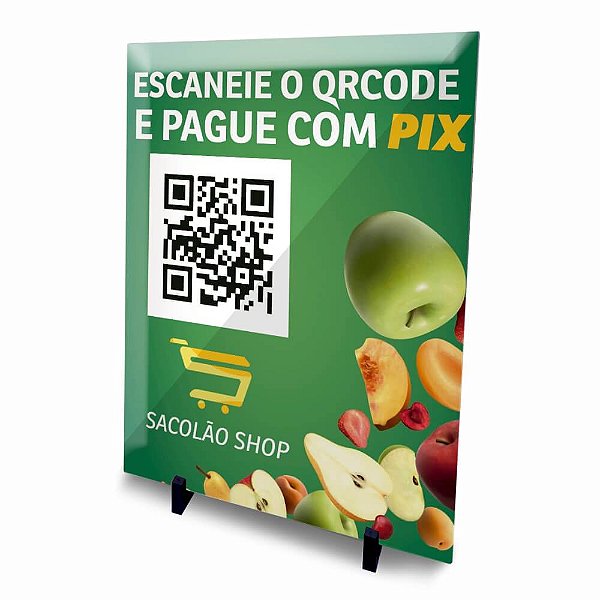 AZULEJO DECORATIVO COM SUPORTE – 20X20CM – 1 UNIDADE – PERSONALIZADO