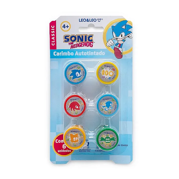CARIMBO AUTOTINTADO DECORADO SONIC - LEO&LEO
