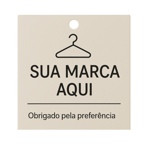 TAG SEM ADESIVO – 6X6CM – PERSONALIZADO