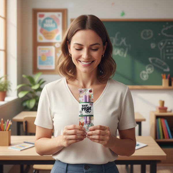 KIT DIA DOS PROFESSORES: 2 MARCA TEXTO FINI