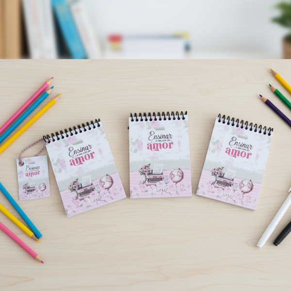 KIT DIA DOS PROFESSORES: BLOCO DE ANOTAÇÃO