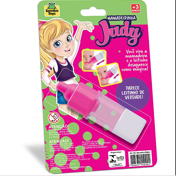 BRINCANDO DE CASINHA MAMADEIRA MAGICA JUDY - SAMBA TOYS