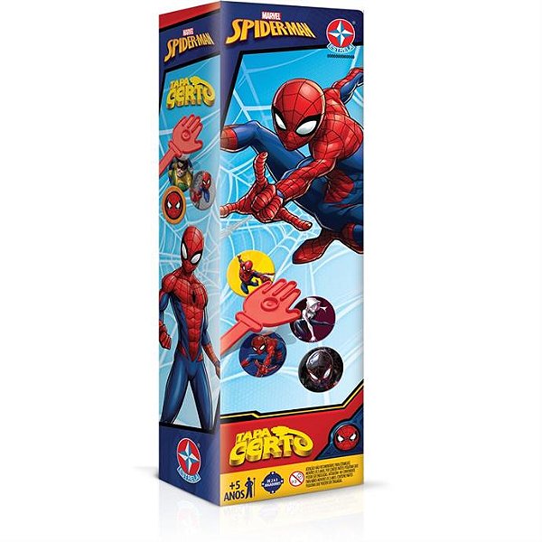JOGO SPIDER-MAN TAPA CERTO - ESTRELA
