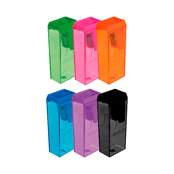 APONTADOR BLOCO COM DEPOSITO RETANGULAR 6CM - LEO&LEO