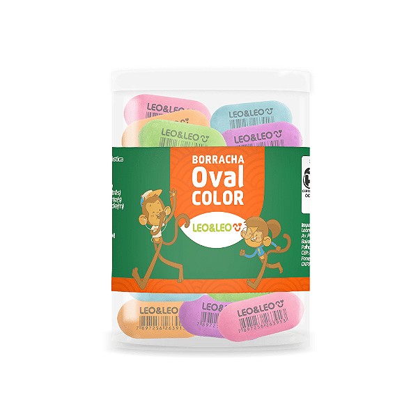 BORRACHA OVAL COLOR - LEO&LEO